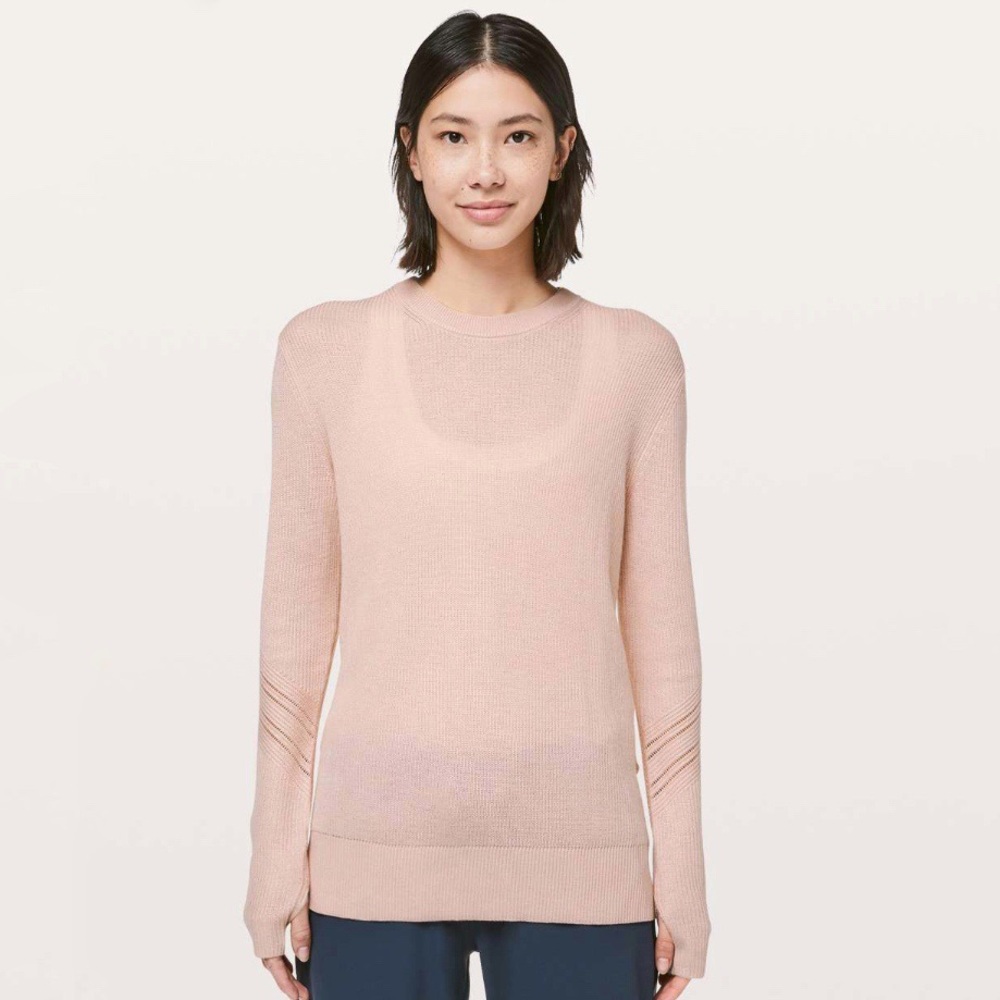 Lululemon | Time To‎ Restore Sweater Misty Pink